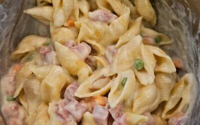 30 Minute-One Pot Cheesy Ham Pasta